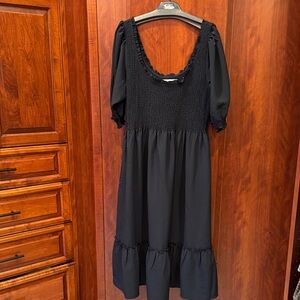 Hill House Black Midi Dress
